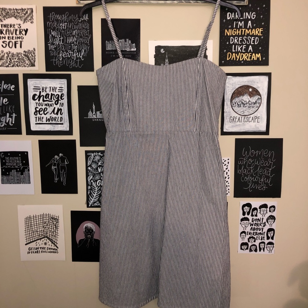 BRANDY MELVILLE STRIPED KARLA DRESS